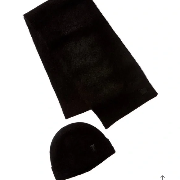 All Saints Black Knit Beanie.NWT AllSaints Ribbed Underground Beanie at Amazon Women main image 2